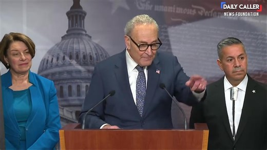 CHUCK SCHUMER gets TRIGGERED after reporters push back on Dem talking points about the shutdown/SNAP. | The Daily Caller