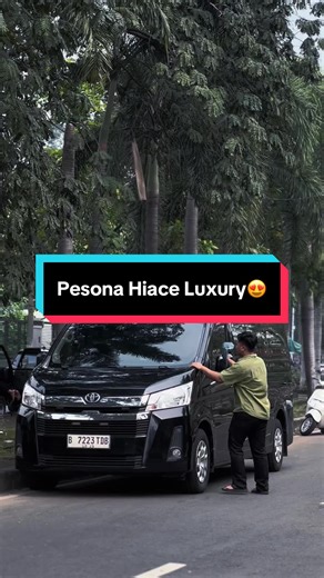 Pesona Hiace tipe Luxury Harga 2.5jt😍 #fyp #rentalmobil #hiace