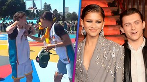 23K views · 1.3K reactions | Zendaya supports her boyfriend, Tom Holland, during a basketball game in Oakland on Saturday. | Entertainment Tonight | Facebook
