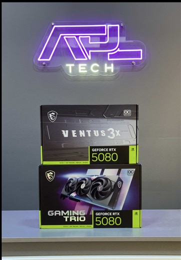 RTX 5080: Ventus 3X & Gaming Trio Available Now