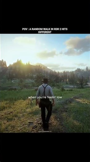 Random Walk in RDR2 Hits Different 🤠🌄 #RedDeadRedemption2 #GamingShorts #RockstarGames #ytshorts