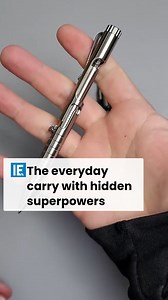Ever wished for a tool as versatile as your lifestyle? This small yet assertive titanium multitool has got your back - serving as a pen, screwdriver, box opener, and even a self-defense tool, all while being pocket-friendly and stylish! #engineering | Interesting Engineering