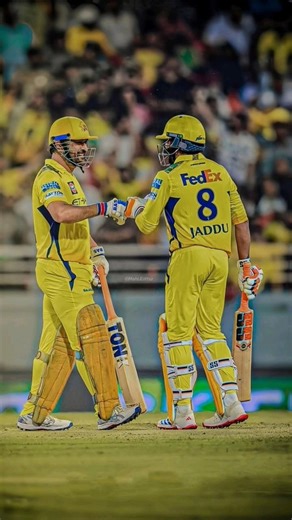 Sheron ki Jodi: MSD & SIR JADDU."#csk 2025#shorts #cricketfans
