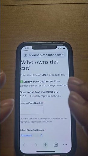 How to lookup a license plate?