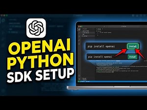 How to download and set up OpenAI API SDK for Python - Step By Step