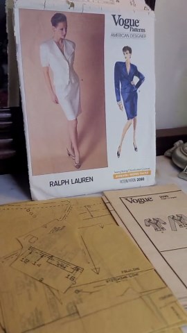 Vintage Vogue 2090 Sewing Pattern – Ralph Lauren Suit, 1988, Sizes 12-14-16 UNCUT - Etsy