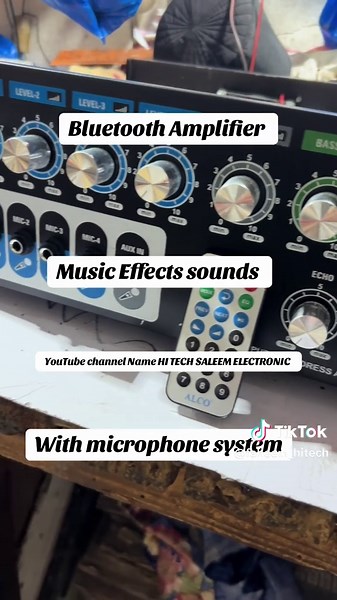 Bluetooth Amplifier with Sound Effects for Music