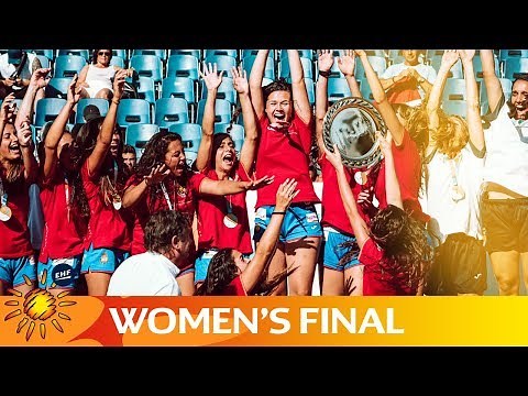 Spain vs Hungary | Highlights women's final | YAC 17 Beach Handball EURO