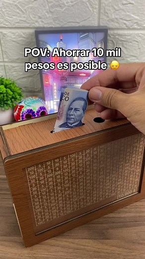 Ahorra $10,000 fácilmente con esta alcancía