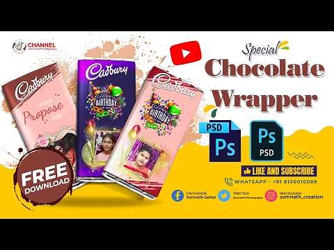 Create AMAZING Chocolate Wrapper Designs with Photoshop!