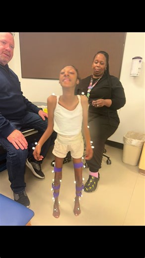 Medical stuff can be scary, especially when you’re not sure what you’re going to do. When we told P she was going to the gait analysis lab at the hospital she was shaken. We watched a video but it wasn’t enough. She asked if we could make another video for other boys & girls, so we did. She was so brave and with the help of Daveda @Nemours Childrens Primary Care in Delaware, she got it done! So proud of this girl💪🏽👏🏾🙌🏾 #medicalmom #gaitanalysis #medicaltrauma #resilient