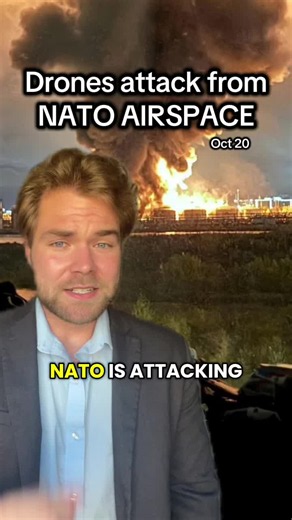 Drones are coming from NATO AIRSPACE and hitting Russia’s 2nd largest city. #russia #ukraine #nato #zelensky #trump