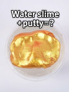 Create Stunning Water Slime with Gold Accents