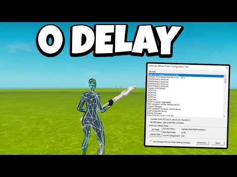 How to Get 0 DELAY in FORTNITE (Lower Delay & Fix Stutters)