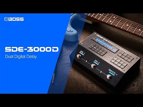 BOSS SDE-3000D Dual Digital Delay | Official Video