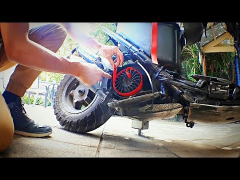 How to start a scooter with no battery and no kick start