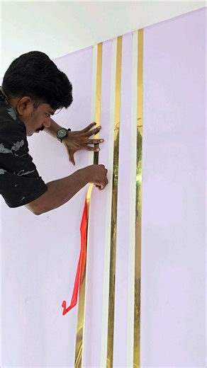 Damask pattern using wallputty #puttytexture #whitecement #home