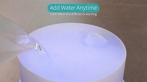 ASAKUKI Aroma Diffuser 500ML, Ultraschall Aromatherapie Diffusor für Ätherische Öle, Luftbefeuchter mit Fernbedienung, Automatische Abschaltung bei Wasserlosem Zustand, und 7 Arten LED Lichtfarben