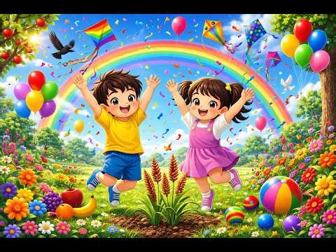 Kannada Colors Song for Kids 🌈 | Learn Colors with Fun | ಬಣ್ಣಗಳ ಹಾಡು 🎶
