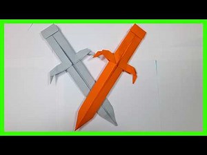 ⩥ How to make ORIGAMI SWORDS