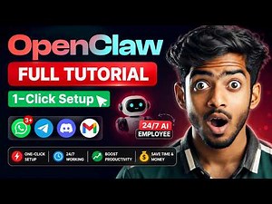OpenClaw AI Agent Tutorial 🔥 | Build Your Own 24/7 AI Employee (Beginner Guide)