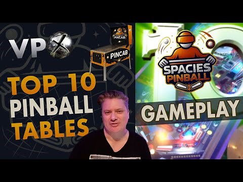 Top Ten Visual Pinball (VPX) Tables on Pincab #vpx #pinballfx