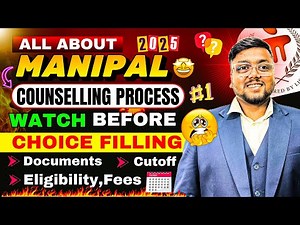 Manipal Result 2025 out 🤯 | Manipal Counselling Process 2025 🔥 | MIT Manipal Cutoff 2025 | MET 2025