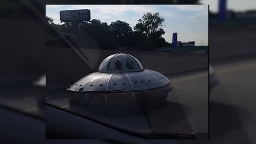 UFO Spotted Driving Down Highway Proves The Truth Is Out There