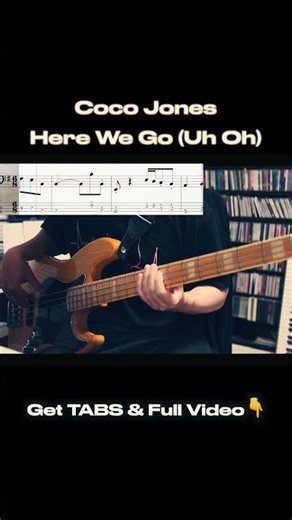 Coco Jones - Here We Go (Uh Oh) | Bass Cover with TABS