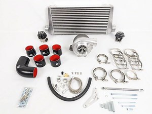 On3 Performance Mustang Single Turbo System with 70mm Cast Wheel Journal Bearing Turbo 483457 (86-93 5.0L Mustang) - Free Shipping