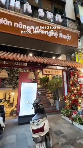 if you’re looking to go to a head spa to have your hair washed and blowdried in hanoi, vietnam then I’d definitely recommend nha spa🧖🏼‍♀️🫧🚿✨ | Vietnam Discovery
