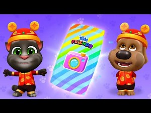 My Talking Tom Friends Lunar New Year Sticker Book Gameplay Walkthrough Episode 203