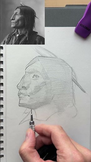 How Masters Draw Faces | The Loomis Method /// #sketch #artandcraft #drawing