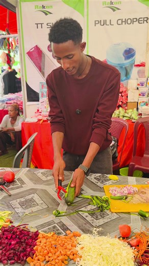 Unique Vegetable Cutters at Meskel Addis Ababa Exhibition Center