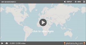DMV San Mateo Route 2 on plotaroute.com