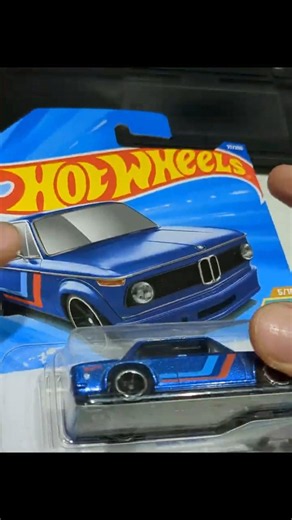 Hot wheels BMW 2002 Blue Unboxing #bmw #unboxing #hotwheels