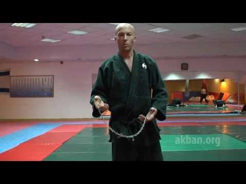 How to hit the head with a combat chain, Kusari fundo, Manrikigusari - Ninjutsu, AKBAN