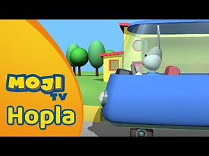 HOPLA IS EEN BUSCHAUFFEUR 🚌 | HOPLA 🐇 | Nederlandse Kinderseries | MojiTV