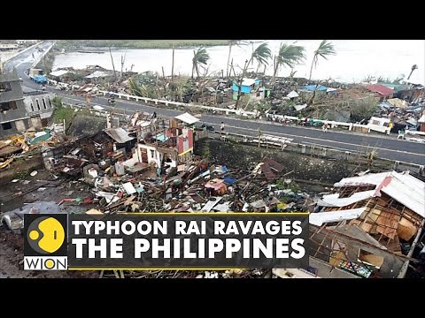 Over 200 killed, 300,000 displaced after typhoon Rai hits the Philippines | Natural Disaster | Storm