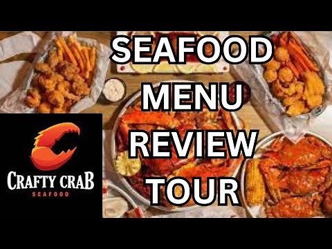 Crafty Crab Seafood Restaurant Review, Menu, & Tour in 4K - Seafood Boil Restaurant! Delicious!