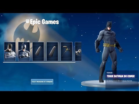 LE NOUVEAU PACK BATMAN LE CROISE EN CAPE sur FORTNITE..
