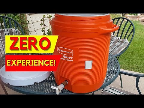 HOW TO MAKE DIY MASH TUN | All Grain Brewing