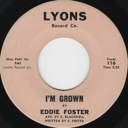 Eddie Foster - I'm Grown