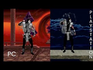 Mortal Kombat Trilogy PC VS Sony PlayStation