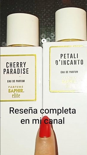 🔥 NEW PERFUMES Saphir Élite | Cherry Paradise, Petali d’Incanto and Golden Tiaré 😍 #review #fyp