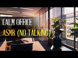 🖨️ Calm Office Ambience ASMR: Keyboard Typing, Clicking, Printer Sounds to Focus & Work (1 HOUR)