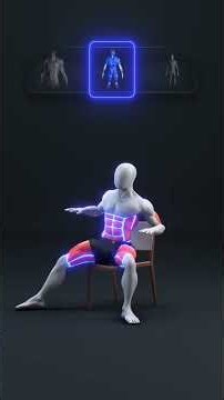 🚀🪑 Easy Chair Abs Workout You Can Do at Home This easy chair abs workout is perfect for building