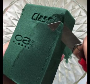 Satisfying Cutting Thinly Dry Floral Foam