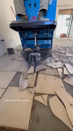 1.4K views | Tile removal #machine #asmrvideo #construction #satisfying #shorts #reels #asmr #video #shortvideo | Benjamin | Facebook