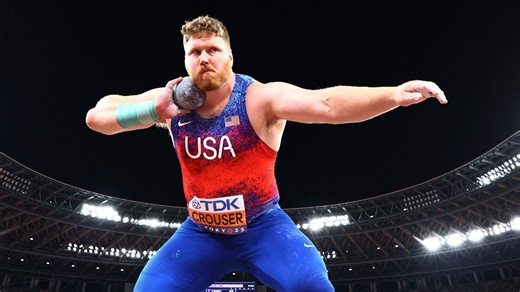 Ryan Crouser, after thinking career may be over, joins track and field legends with sixth global title